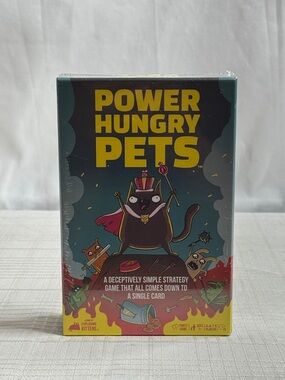 Power Hungry Pets Card Game Strategy Party Game Exploding Kittens NEW SEALED
